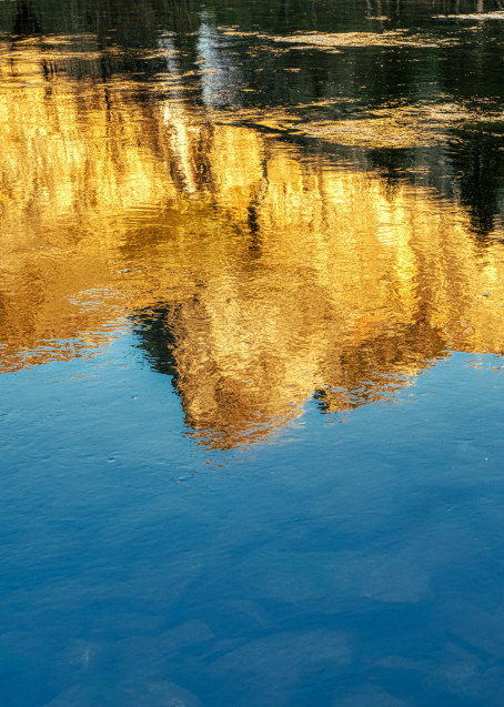 Reflection Of Bridal Veil Falls Yosemite Photography Art | zoeimagery