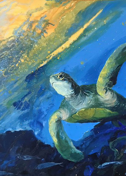 Sea Turtle Celebration Art | Sarah O'Connor Art