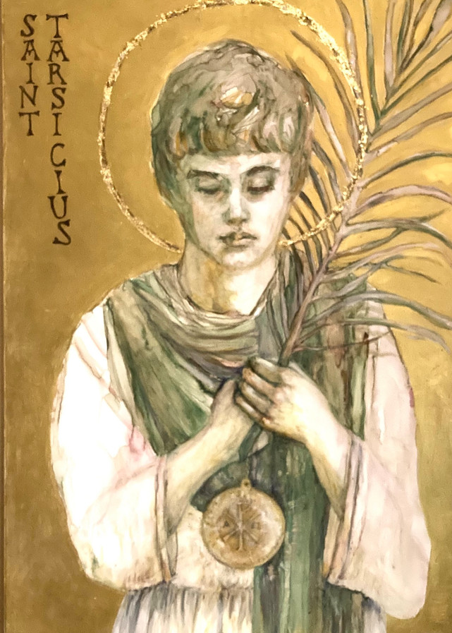 Saint Tarcisius Art | Patricia Carol Meccia Fine Art