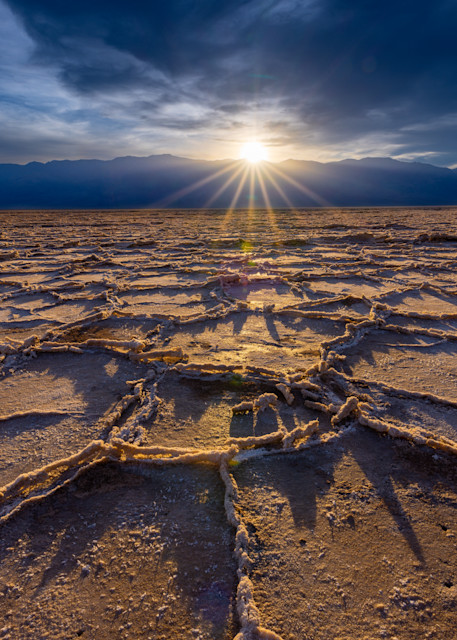 Polygon Salt Flats in Southern California