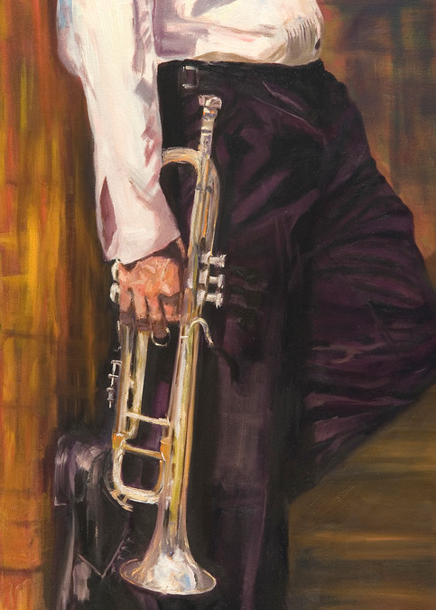 The Trumpet Player Art | Lisa Temple Fine Art