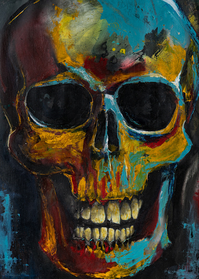Color Skull Print