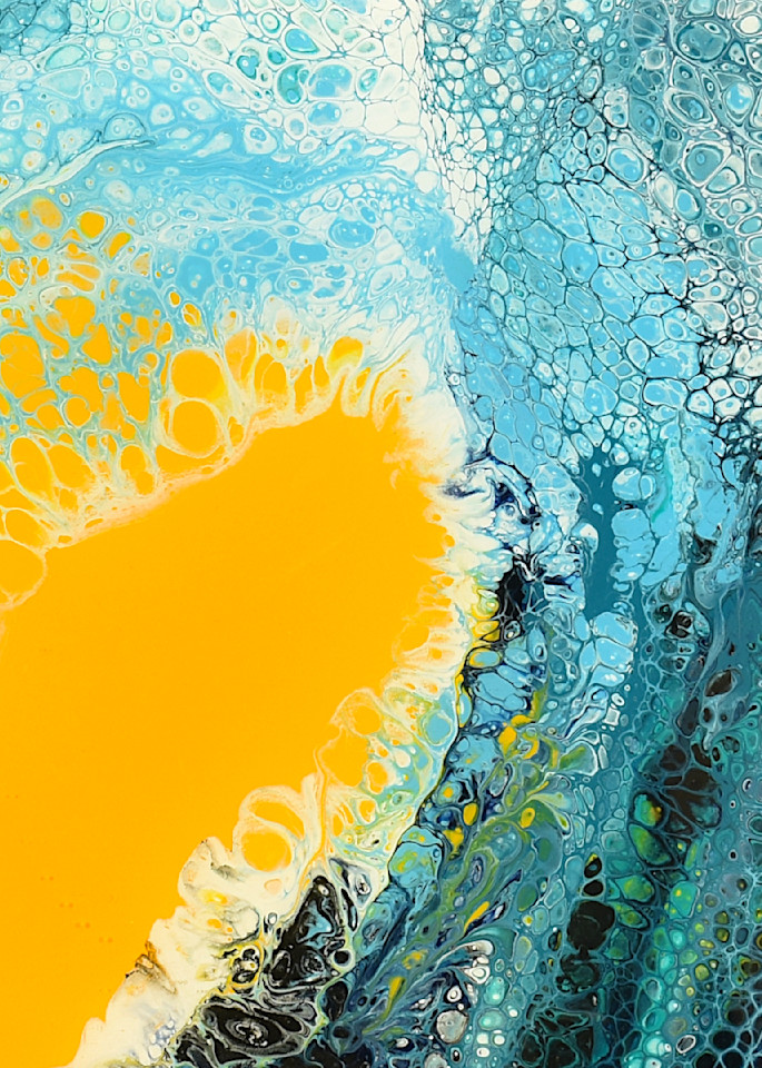 Wave No.30 (Yellow/Orange) Art | Skip Gosnell Artworks & Design
