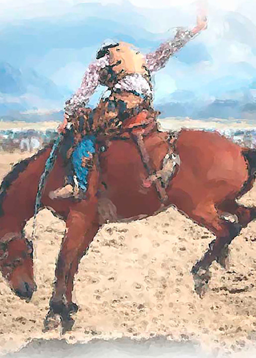Bucking Rider Art | Colorfusion Art