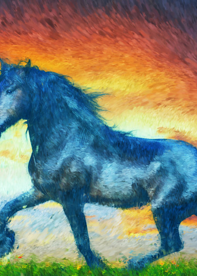 The Stallion  Art | Colorfusion Art