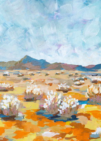 Desert Bloom | Big Bend Landscape Painting | Niki Baker