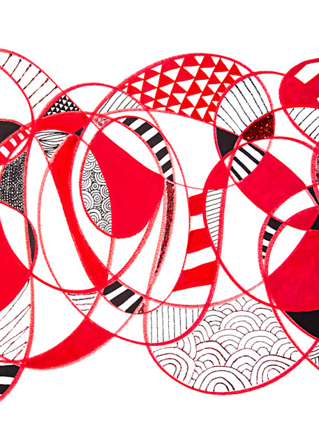 Black And White And Red All Over Art | RAM Creates LLC