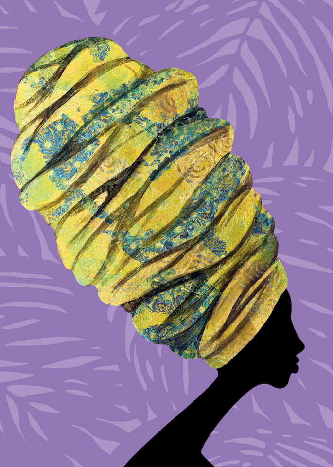 Head Wrap Pop Amethyst Art | RAM Creates LLC