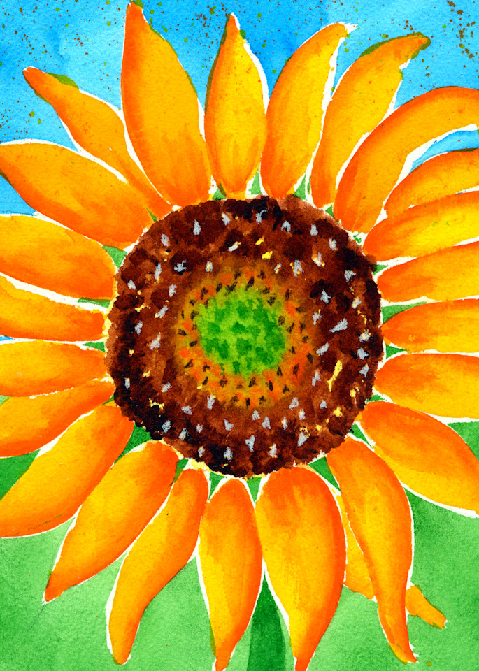 "Flora Love" Sunflower Art | Jeanine Colini Design Art