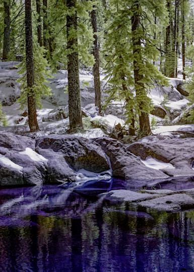 Granite Pool, Melting Snow, South Fork Of The Yuba River Photography Art | davidarnoldphotographyart.com