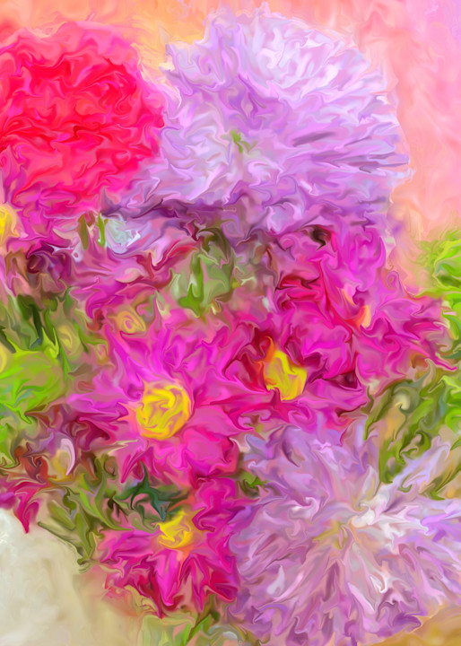 Bright Bouquet 0747  Art | Jeanie Campbell