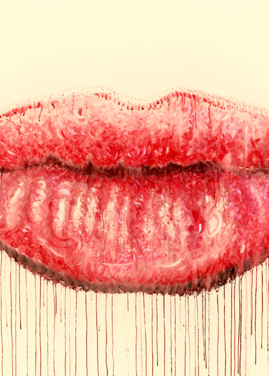 Milou.009 Angelinas Lips Print Art | perrymilou