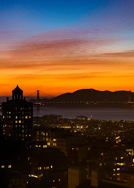 Golden Gate In Golden Light Photography Art | Carter Fine Arts