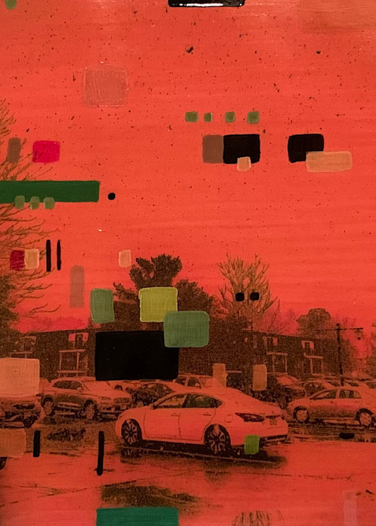 Dissolve #9 (Parking Lot Pink) Art | jasonhancock