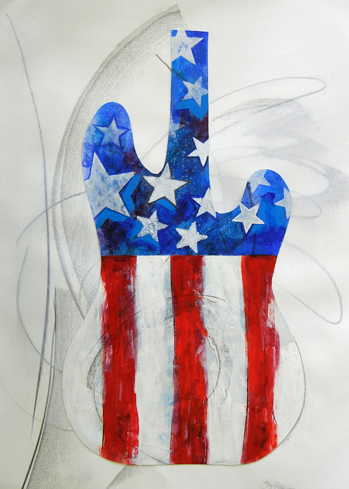 Red, White And Blues Art | Art by Liz Schafer