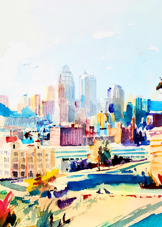 Kc Skyline 2 Art | Steven Dragan Fine Art