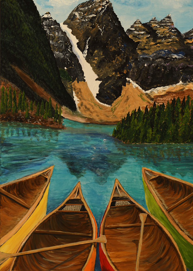 Canoe In The West Art | Art Works Carolyn