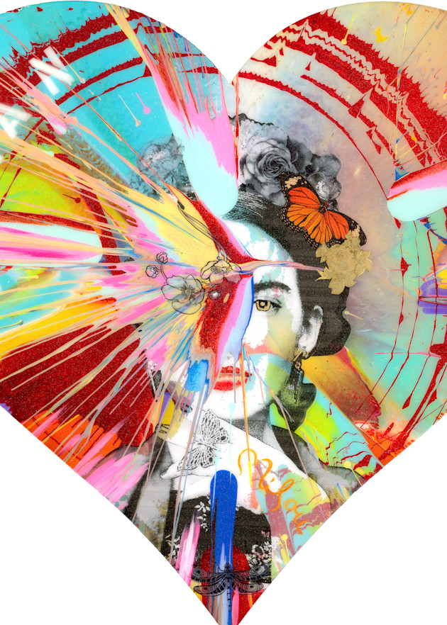Angela Milou   Spin Pop Frida Art | perrymilou