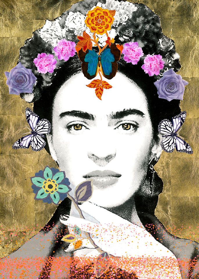 Famous Frida Blue Butterfly Art | perrymilou