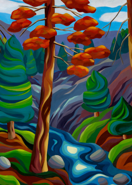 Autumn By The River  Art | Jodie Blaney Fine Art