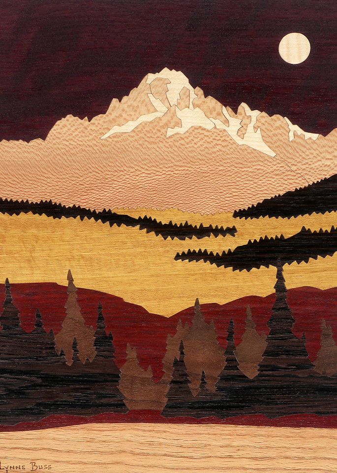 Mount Sneffles Art | Lynne Buss Marquetry
