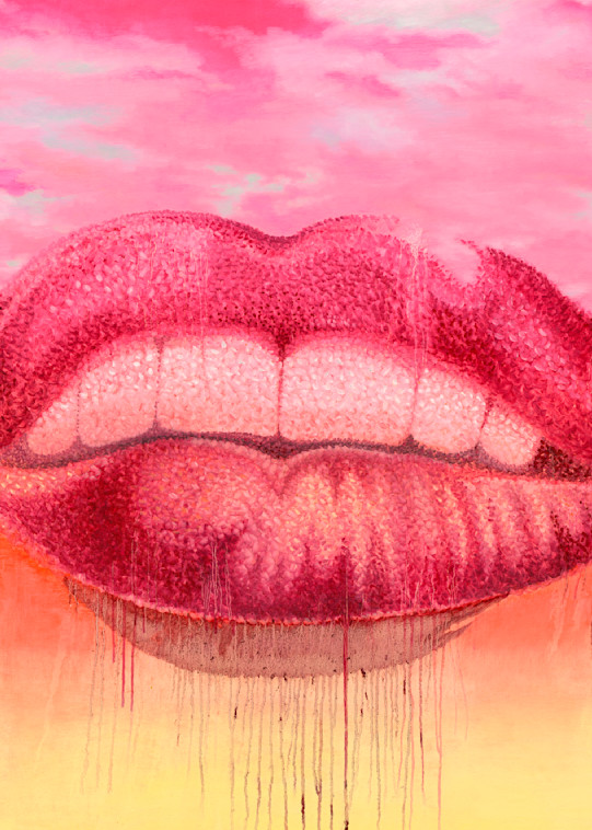 Lips Sunset Art | perrymilou