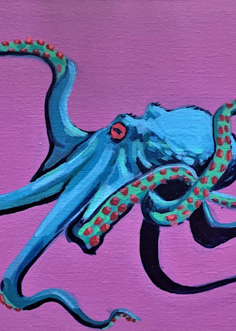 Octopus #2 (Acrylic) Art | jasonhancock