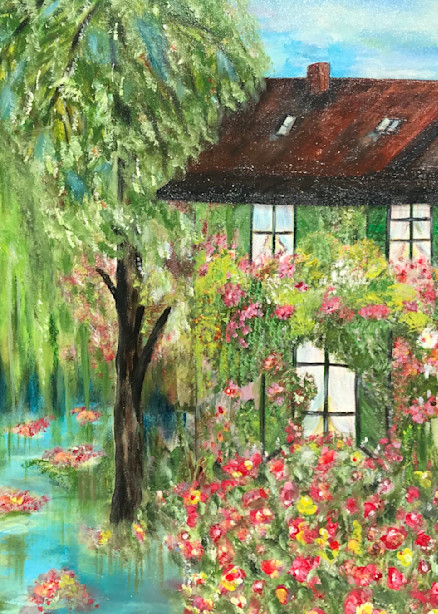 Print Monet S House In Giverny Art | Art By Lacroix LLC