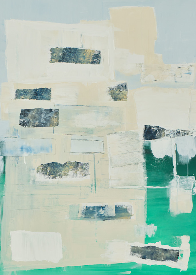 Compilation In Blue And Green Art | Sue De Chiara Art