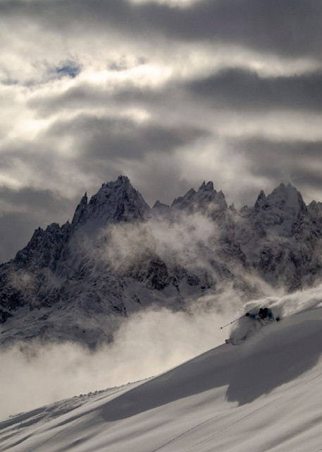 Skiing in Chamonix France