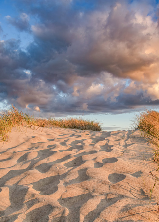 South Beach Spring Dunes And Clouds Art | Michael Blanchard Inspirational Photography - Crossroads Gallery