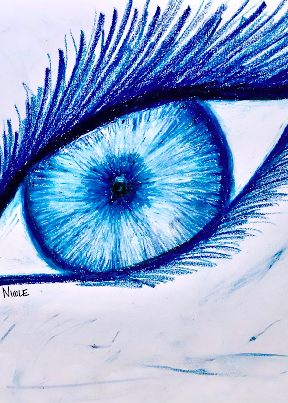 Blue Eyes Art | Art by Kimberly Nicole