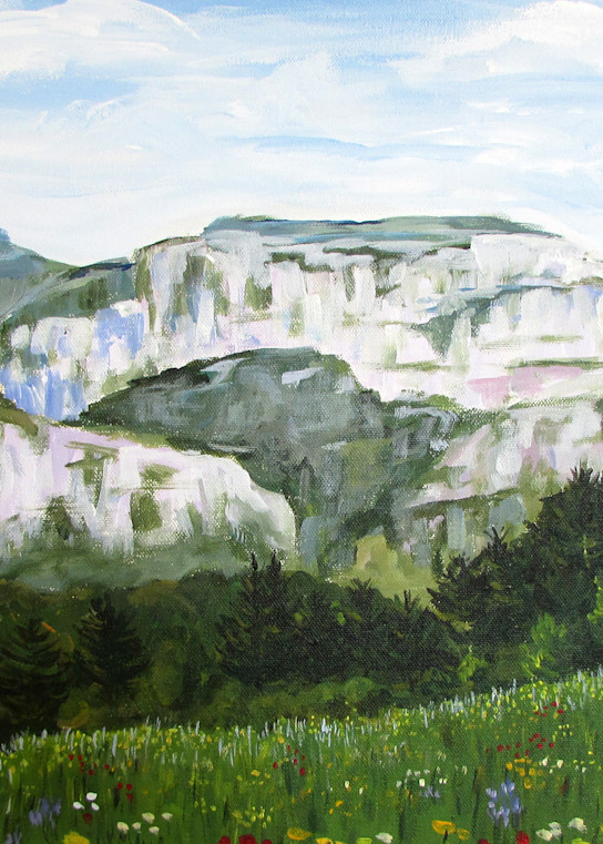 Mountains And Meadows Art | Linda Sacketti
