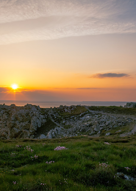 Another day ends on Pointe de Pen-Hir, the extreme edge of Camaret sur Mer in Celtic France - Fine Art Photography Print