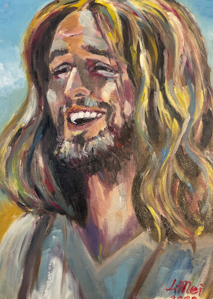 Lughing Jesus Art | limeinorton
