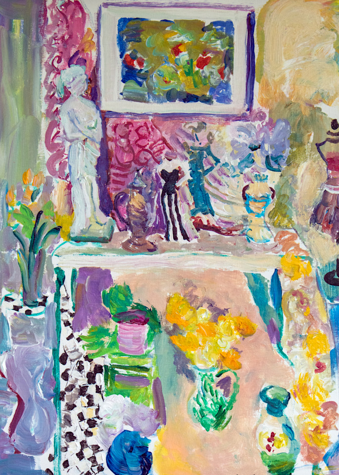  Bouquets Et La Dame  Art | John Sirois
