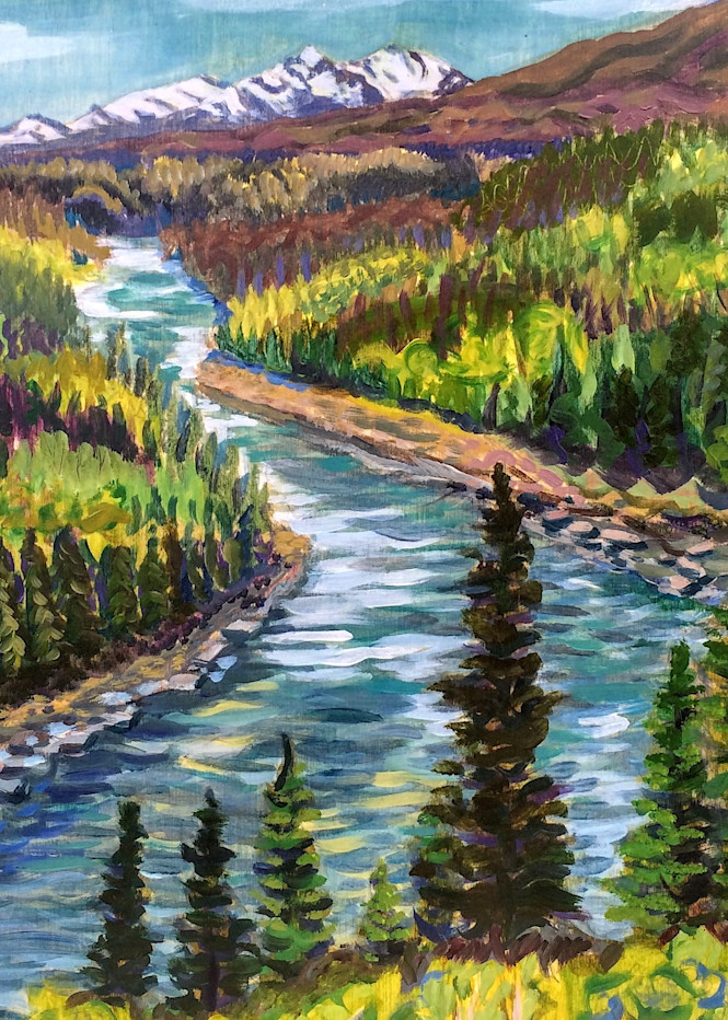 Nenana, Alaska   Denali Art | Amanda Faith Alaska Paintings / Estuary Arts, LLC