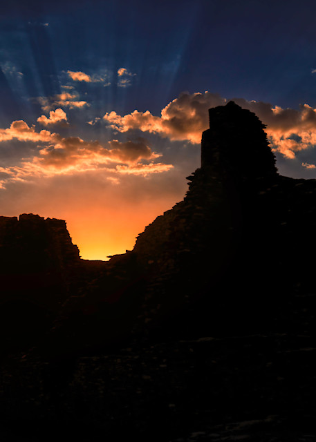 Pueblo Bonito At Sunset Photography Art | Rick Saul Photography