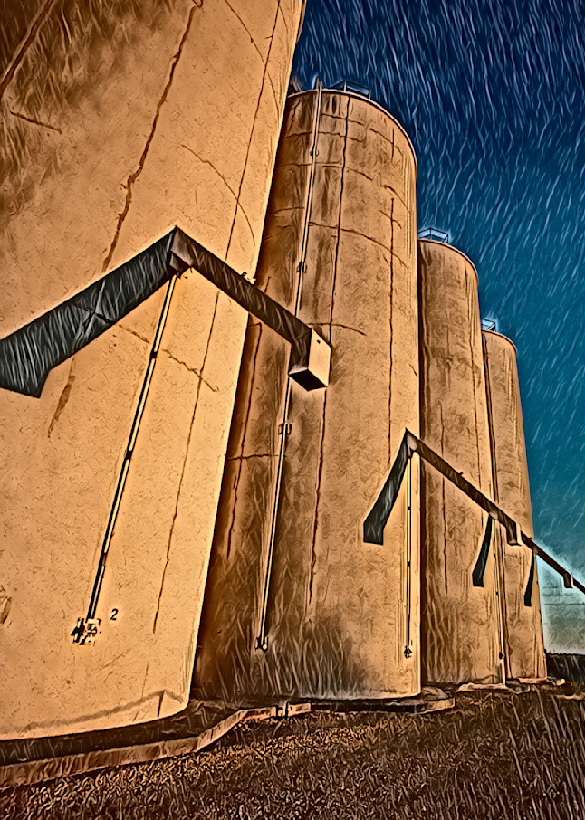 Grain Silo, Northern California Photography Art | David Ryan Photography