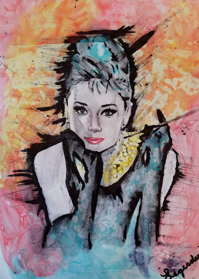 Audrey Black And Gold Candy Art | Khaos Art