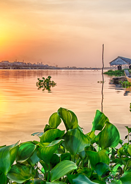 Sunset On The Mekong River