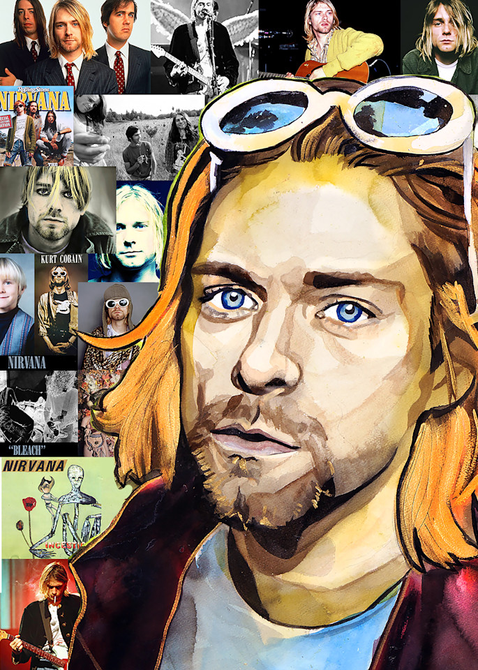 Kurt Cobain Lf Pop Art | William K. Stidham - heART Art