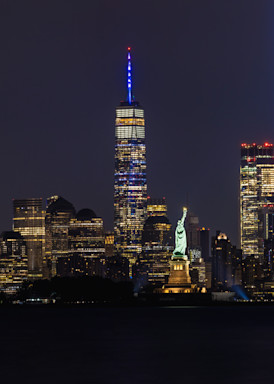New York City   Skyline With Tribute Lights Photography Art | Images By Brandon