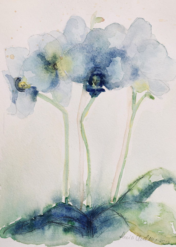 Blue Orchids 1 Art | luciaanderson