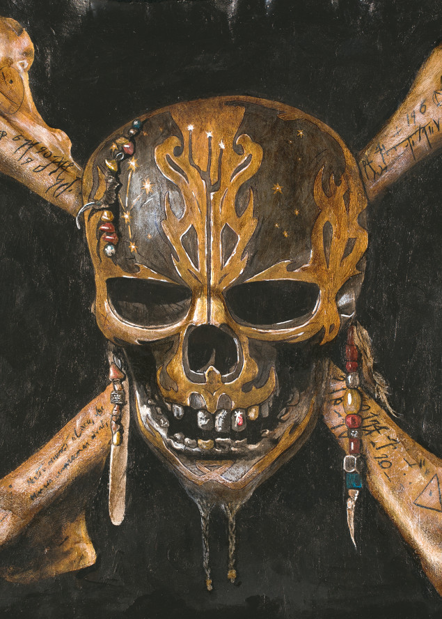 Gold Skull Gic Art | Khaos Art