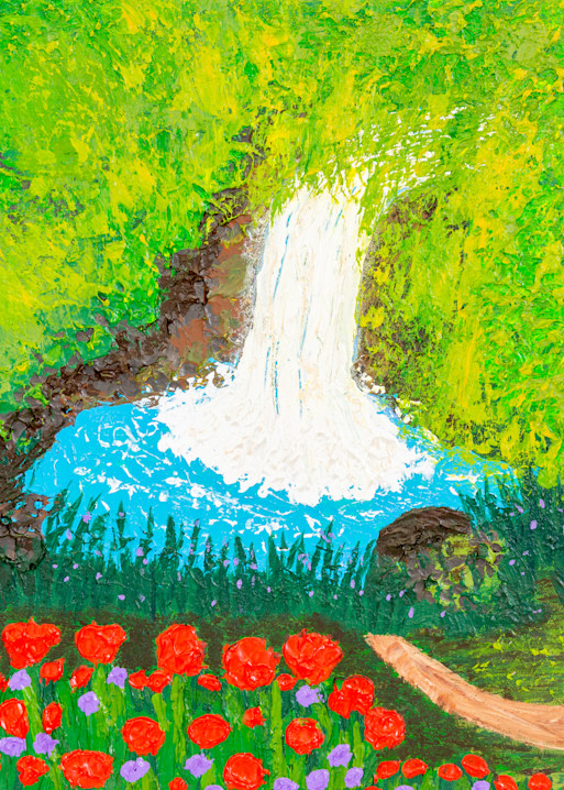 Waterfall Hideaway Art | Art With Feeling