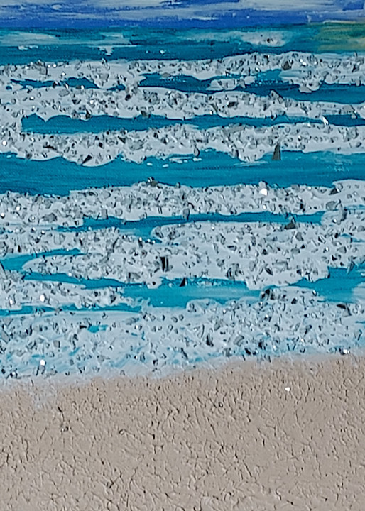 Sparkling Sea Series   Dog Beach Art | Art With Feeling