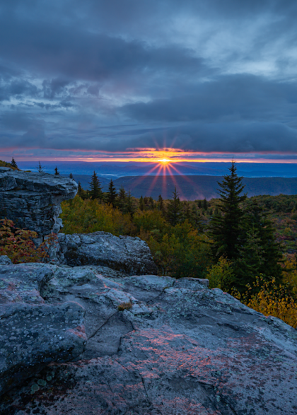 Sunset On Bear Rock Photography Art | Mike Bowen Photography
