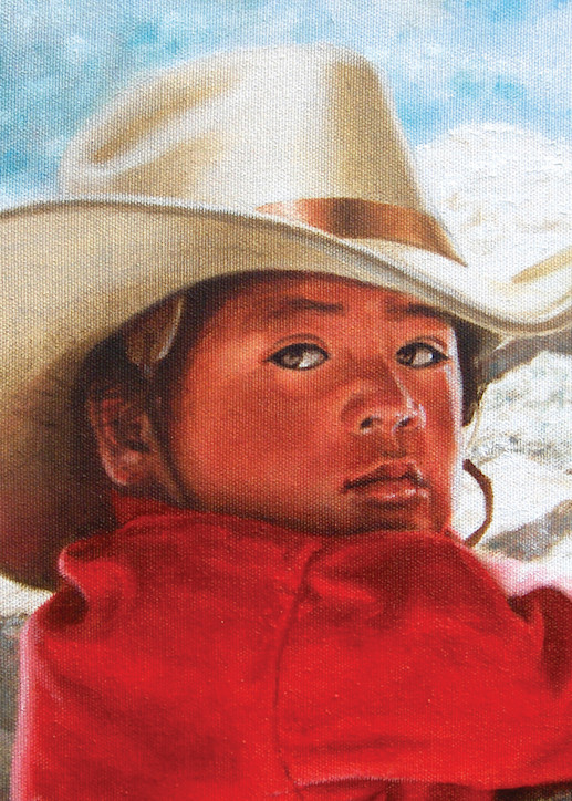 Little Cowboy (Pequeno Vaquero) Art | Loveless Galleries