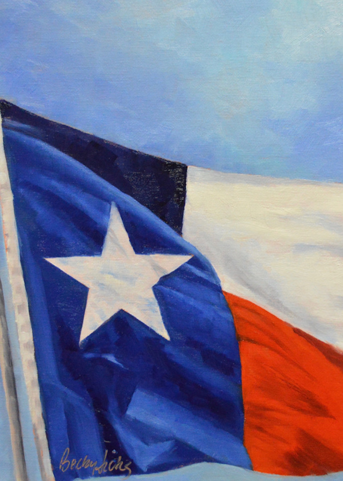 Texas Flag Art | Becky Hicks Fine Art